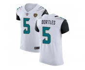 Nike Jacksonville Jaguars #5 Blake Bortles White Men Stitched NFL Vapor Untouchable Elite Jersey