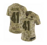 Women Jacksonville Jaguars #41 Josh Allen Limited Camo 2018 Salute to Service Football Jersey