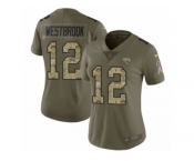 Women Nike Jacksonville Jaguars #12 Dede Westbrook Limited Olive Camo 2017 Salute to Service NFL Jersey