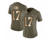 Women Nike Jacksonville Jaguars #17 Arrelious Benn Limited Olive Gold 2017 Salute to Service NFL Jersey