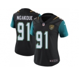 Women Nike Jacksonville Jaguars #91 Yannick Ngakoue Black Alternate Stitched NFL Vapor Untouchable Limited Jersey