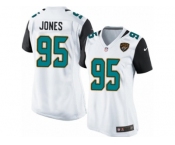 Women Nike Jacksonville Jaguars #95 Abry Jones Game White NFL Jersey