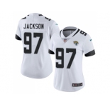 Women Nike Jacksonville Jaguars #97 Malik Jackson White Stitched NFL Vapor Untouchable Limited Jersey