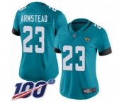 Women's Jacksonville Jaguars #23 Ryquell Armstead Teal Green Alternate Vapor Untouchable Limited Player 100th Season Football Jersey