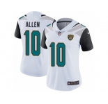 Women's Nike Jacksonville Jaguars #10 Brandon Allen White Vapor Untouchable Limited Player NFL Jersey