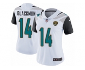 Women's Nike Jacksonville Jaguars #14 Justin Blackmon White Vapor Untouchable Limited Player NFL Jersey
