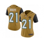 Women's Nike Jacksonville Jaguars #21 A.J. Bouye Limited Gold Rush NFL Jersey