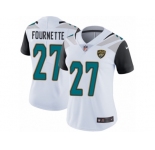 Women's Nike Jacksonville Jaguars #27 Leonard Fournette White Vapor Untouchable Limited Player NFL Jersey