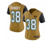 Women's Nike Jacksonville Jaguars #38 Jalen Ramsey Limited Gold Rush NFL Jersey