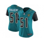 Women's Nike Jacksonville Jaguars #51 Paul Posluszny Vapor Untouchable Limited Teal Green Team Color NFL Jersey