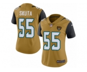 Women's Nike Jacksonville Jaguars #55 Dan Skuta Limited Gold Rush NFL Jersey
