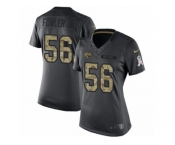 Women's Nike Jacksonville Jaguars #56 Dante Fowler Jr Limited Black 2016 Salute to Service NFL Jersey