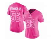 Women's Nike Jacksonville Jaguars #56 Dante Fowler Jr Limited Pink Rush Fashion NFL Jersey