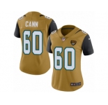 Women's Nike Jacksonville Jaguars #60 A. J. Cann Limited Gold Rush NFL Jersey