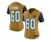 Women's Nike Jacksonville Jaguars #60 A. J. Cann Limited Gold Rush NFL Jersey