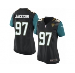 Women's Nike Jacksonville Jaguars #97 Malik Jackson Game Black Alternate NFL Jersey