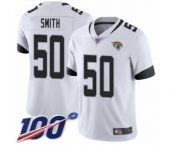 Youth Jacksonville Jaguars #50 Telvin Smith White Vapor Untouchable Limited Player 100th Season Football Jersey