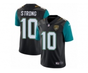 Youth Nike Jacksonville Jaguars #10 Jaelen Strong Black Alternate Vapor Untouchable Limited Player NFL Jersey