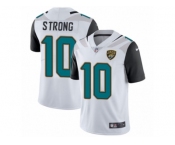 Youth Nike Jacksonville Jaguars #10 Jaelen Strong White Vapor Untouchable Limited Player NFL Jersey