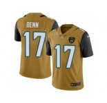 Youth Nike Jacksonville Jaguars #17 Arrelious Benn Limited Gold Rush NFL Jersey