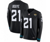 Youth Nike Jacksonville Jaguars #21 A.J. Bouye Limited Black Therma Long Sleeve NFL Jersey