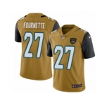 Youth Nike Jacksonville Jaguars #27 Leonard Fournette Limited Gold Rush NFL Jersey