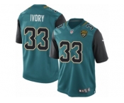 Youth Nike Jacksonville Jaguars #33 Chris Ivory Green NFL Jersey