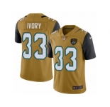 Youth Nike Jacksonville Jaguars #33 Chris Ivory Limited Gold Rush NFL Jersey