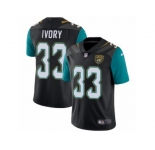 Youth Nike Jacksonville Jaguars #33 Chris Ivory Vapor Untouchable Limited Black Alternate NFL Jersey