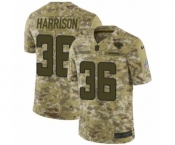 Youth Nike Jacksonville Jaguars #36 Ronnie Harrison Limited Camo 2018 Salute to Service NFL Jersey
