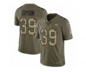 Youth Nike Jacksonville Jaguars #39 Tashaun Gipson Limited Olive Camo 2017 Salute to Service NFL Jersey