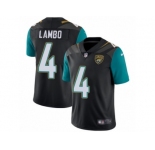 Youth Nike Jacksonville Jaguars #4 Josh Lambo Black Alternate Vapor Untouchable Limited Player NFL Jersey