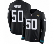 Youth Nike Jacksonville Jaguars #50 Telvin Smith Limited Black Therma Long Sleeve NFL Jersey