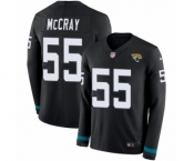 Youth Nike Jacksonville Jaguars #55 Lerentee McCray Limited Black Therma Long Sleeve NFL Jersey
