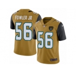 Youth Nike Jacksonville Jaguars #56 Dante Fowler Jr Limited Gold Rush NFL Jersey