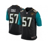 Youth Nike Jacksonville Jaguars #57 Audie Cole Game Black Alternate NFL Jersey