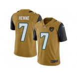 Youth Nike Jacksonville Jaguars #7 Chad Henne Limited Gold Rush NFL Jersey