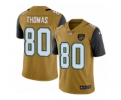 Youth Nike Jacksonville Jaguars #80 Julius Thomas Limited Gold Rush NFL Jersey