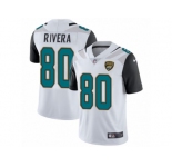 Youth Nike Jacksonville Jaguars #80 Mychal Rivera White Vapor Untouchable Limited Player NFL Jersey