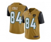 Youth Nike Jacksonville Jaguars #84 Keelan Cole Limited Gold Rush Vapor Untouchable NFL Jersey