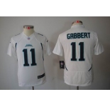 nike youth nfl jerseys jacksonville jaguars #11 gabbert white[nike limited]