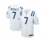 Men Nike Indianapolis Colts #7 Jacoby Brissett Game White NFL Jersey