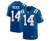Men's Indianapolis Colts #14 Alec Pierce Nike Royal 2026 Official NFL Game Jersey