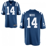 nike nfl jerseys indianapolis colts #14 nicks blue[game]
