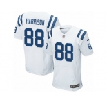 Men's Nike Indianapolis Colts #88 Marvin Harrison Elite White NFL Jersey