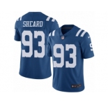 Men's Nike Indianapolis Colts #93 Jabaal Sheard Elite Royal Blue Rush NFL Jersey