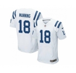 nike nfl jerseys indianapolis colts #18 manning white[Elite]
