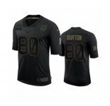 Indianapolis Colts #80 Trey Burton Black 2020 Salute to Service Limited Jersey