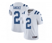 Men Nike Indianapolis Colts #2 Rigoberto Sanchez White Vapor Untouchable Limited Player NFL Jersey