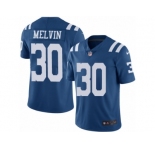 Men Nike Indianapolis Colts #30 Rashaan Melvin Limited Royal Blue Rush Vapor Untouchable NFL Jersey